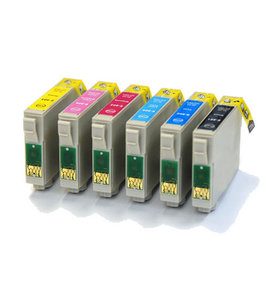 Huismerk Epson T0807 Inktcartridges Multipack