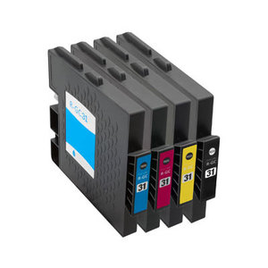 Huismerk Ricoh GC-31 Inktcartridges (gel) Multipack
