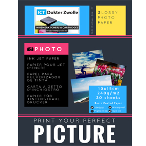 Huismerk 10x15 cm Glossy fotopapier 240g/m2 50 stuks