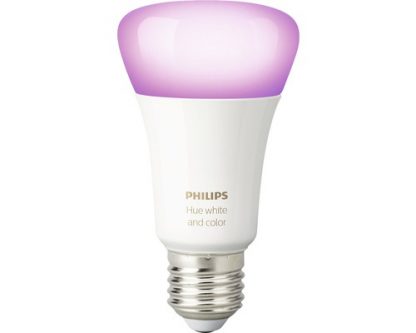 PHILIPS HUE LED-lamp E2710W wit en kleur Energielabel A+