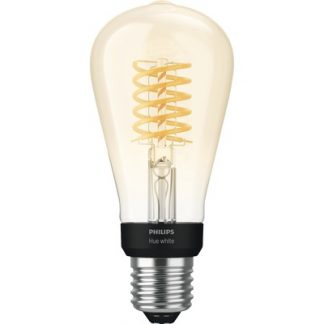 PHILIPS Hue White LED filament lamp E27/7W peervorm