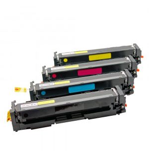 Huismerk HP 415X Tonercartridge zwart/cyaan/Magenta/Geel-BKCMY