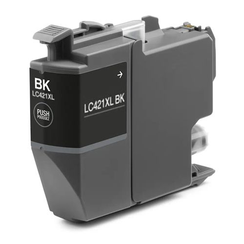 Huismerk Brother LC-421XLBK Inktcartridge Zwart Hoge Capaciteit