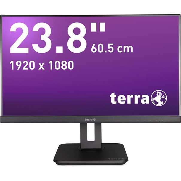 TERRA LCD/LED 2448W PV V3.1 schwarz HDMI/DP/USB-C