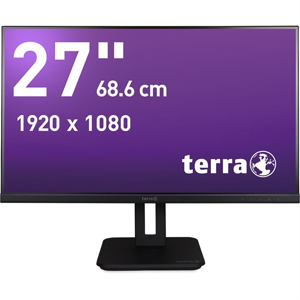 TERRA LCD/LED 2748W PV V3.1 black HDMI/DP/USB-C