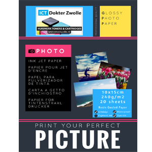 Huismerk Glossy fotopapier van ICT Dokter Zwolle